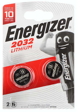 LITHIUM BATTERY BAT CR2032 P2 ENERGIZER